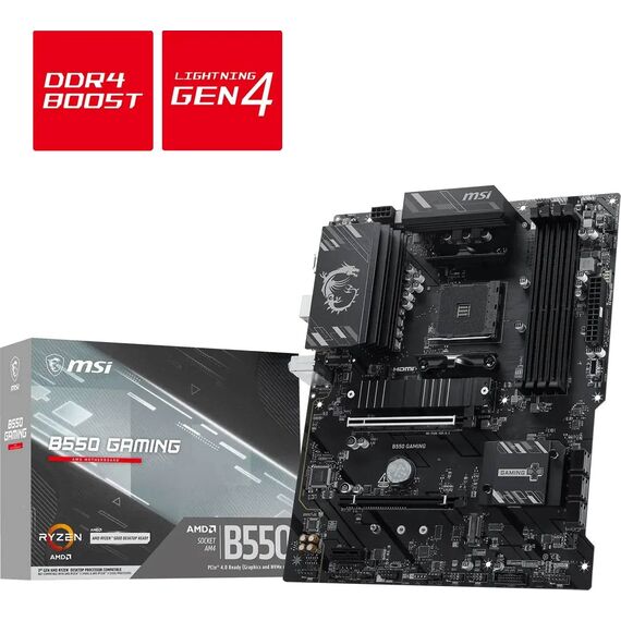 MSI B550 GAMING AM4 ATX Motherboard 7C56-093R AMD B550
