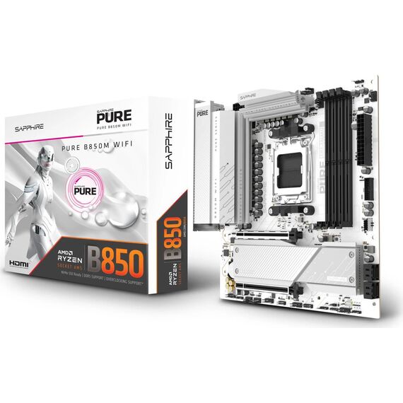 Sapphire N-- PURE B850M WIFI 1xHDMI 1.4 1xDP 1.2,  | 52123-02-40G