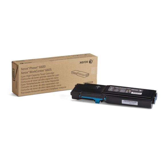 Cyan Xerox  Toner cartridge  6000pages  for Phaser 6600,  (106R02229)