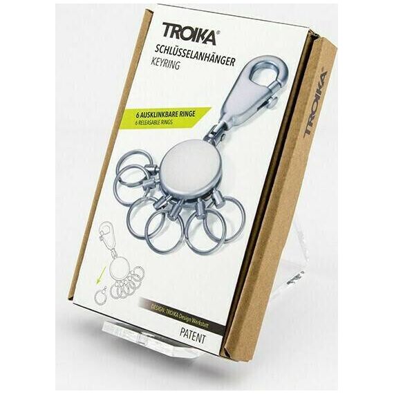 TROIKA Patent / Keyring / Silver / Metal | KYR60/MC
