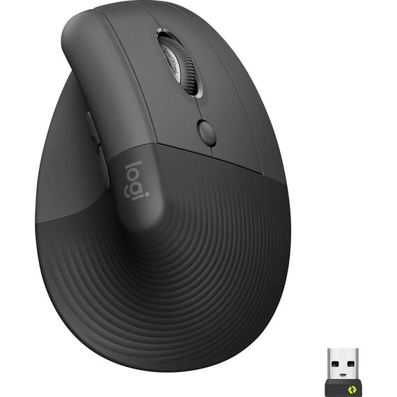 Logitech Lift Right Vertical Ergonomic Mouse Graphite