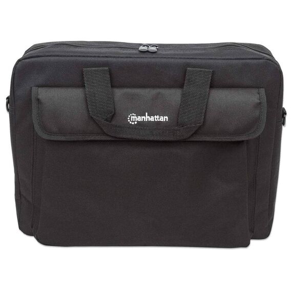 Manhattan London 15.6-inch Top Load Laptop Briefcase Black