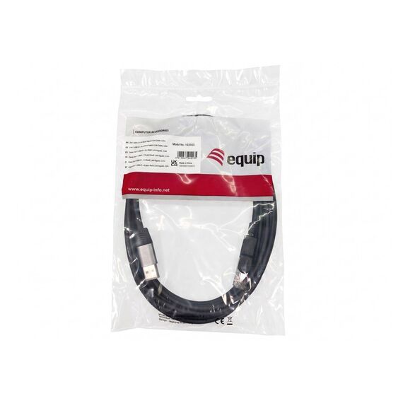 Equip 133102 2-in-1 USB-C USB-A to RJ45 Gigabit Cable 2m