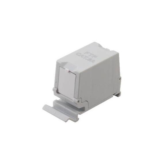 Equip 125581 Cat.6A Shielded DIN Rail RJ45 Inline Coupler