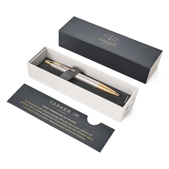 Parker 1931687 IM Premium Ballpoint Warm Silver GT