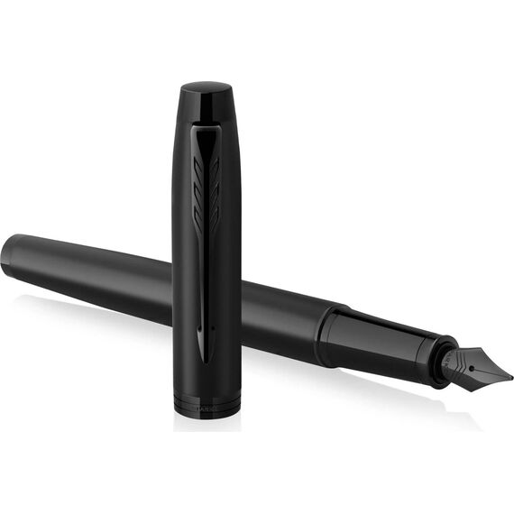 Parker 2127742 IM Achromatic Fountain Pen Matte Black M