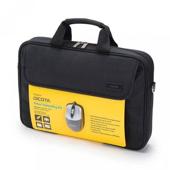 Dicota D30805-RPET Value Toploading Kit 14-16 inch + Mouse