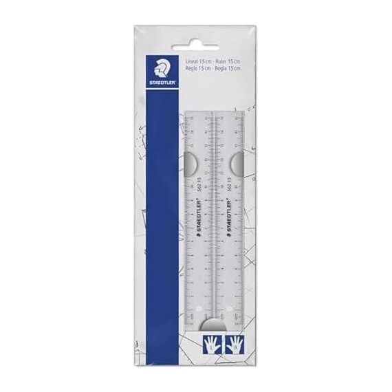 STAEDTLER Mars 562 152 PB Transparent 15cm Rulers