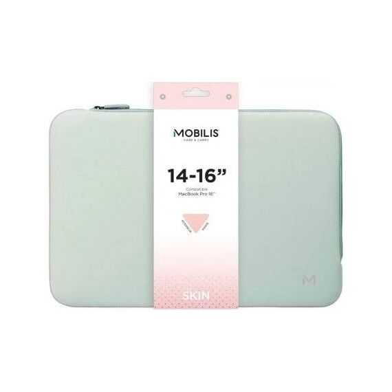 Mobilis Skin Sleeve 14-16" Grey & Pink 049006