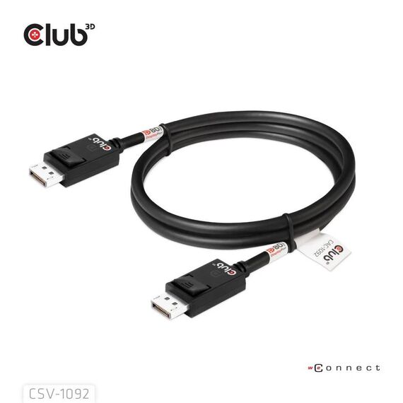Club 3D CAC-1092 DisplayPort 2.1 DP80 Cable 1.6m 8K240Hz