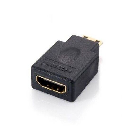 equip 118914 Mini HDMI Male to HDMI Female Adapter Black