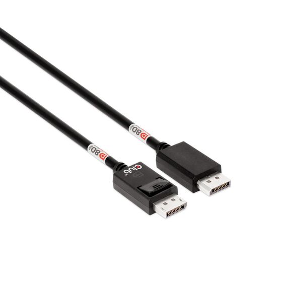 Club 3D CAC-1092 DisplayPort 2.1 DP80 Cable 1.6m 8K240Hz