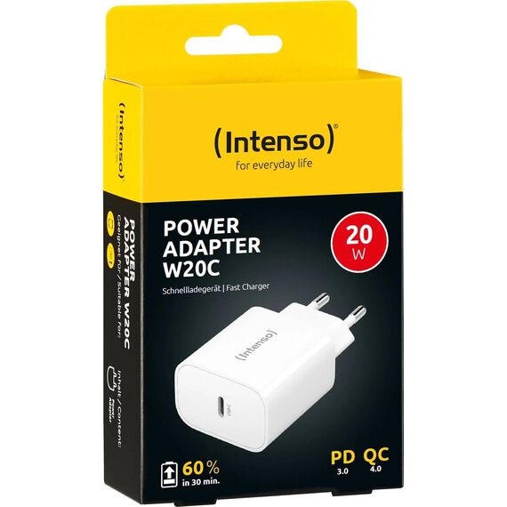 Intenso W20C 20W USB-C Wall Charger White