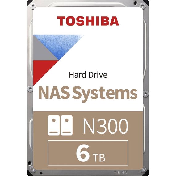Toshiba N300 6TB NAS Hard Drive HDWG760EZSTA