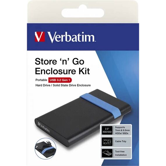 Verbatim Store n Go 53106 2.5 inch SATA USB Enclosure
