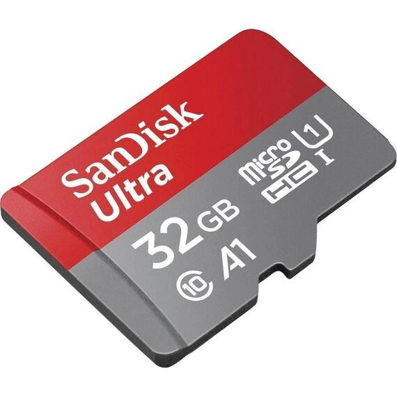 SanDisk Ultra 32GB microSDHC 120 MB/s Card with SD Adapter