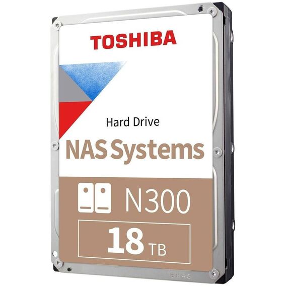 Toshiba HDD NAS Systems - 18 TB - 3.5" - SATA 6 GB/s - BULK (MN11ACA18TS)