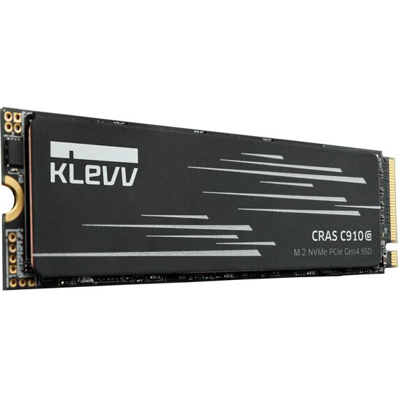 KLEVV CRAS C910G 1TB M.2 NVMe PCIe Gen4 SSD Heatsink