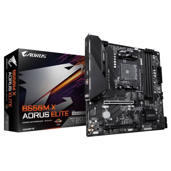 GIGABYTE B550M X AORUS ELITE AM4 mATX Motherboard