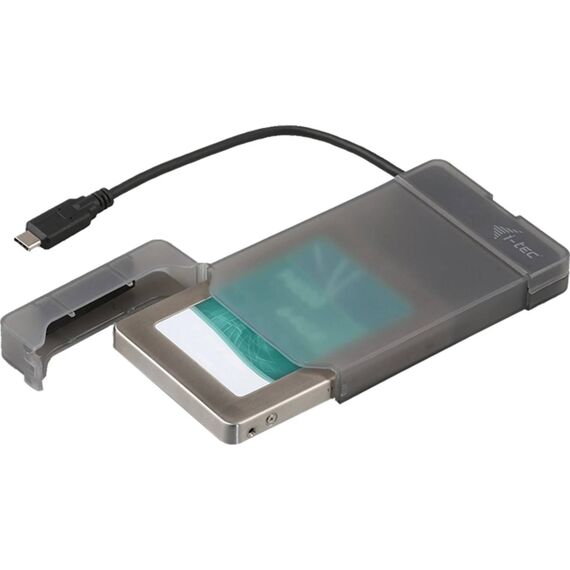 i-tec MySafe USB-C Easy 2.5 inch SATA USB-C 3.2 Gen 2 Enclosure Black