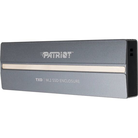 Patriot TXD M.2 NVMe PCIe SSD Enclosure USB 3.2 Gen 2 Grey