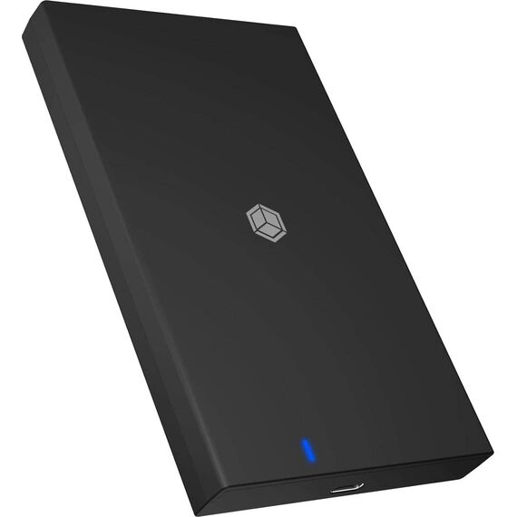 ICY BOX IB-200T-C3 2.5 inch SATA HDD SSD Enclosure USB-C USB-A Black