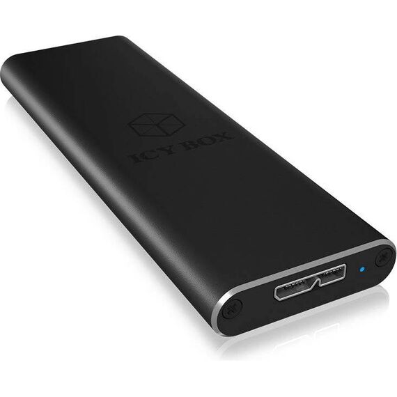 ICY BOX IB-183M2 M.2 SATA SSD Enclosure USB 3.0 Black
