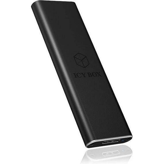 ICY BOX IB-183M2 M.2 SATA SSD Enclosure USB 3.0 Black