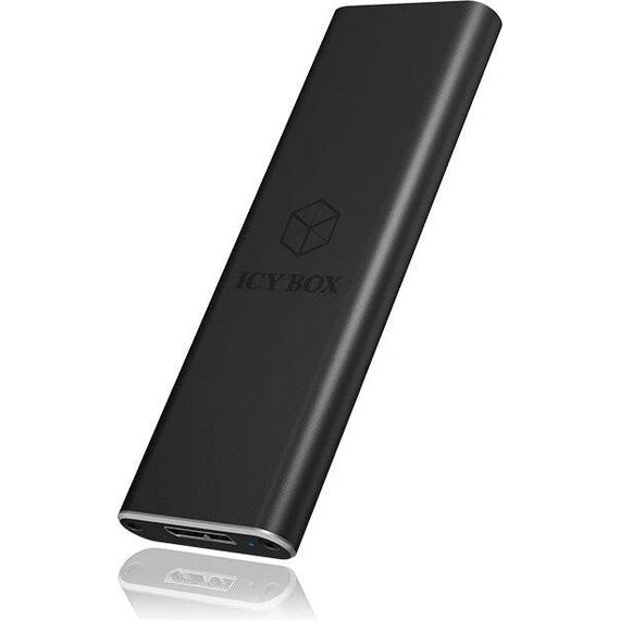 ICY BOX IB-183M2 M.2 SATA SSD Enclosure USB 3.0 Black