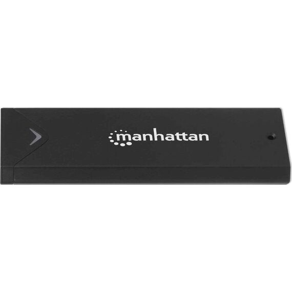 Manhattan 130530 M.2 PCIe NVMe SSD USB-C Enclosure Black