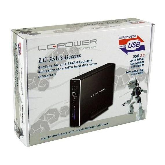 LC-Power LC-35U3-Becrux 3.5 inch SATA HDD USB Enclosure