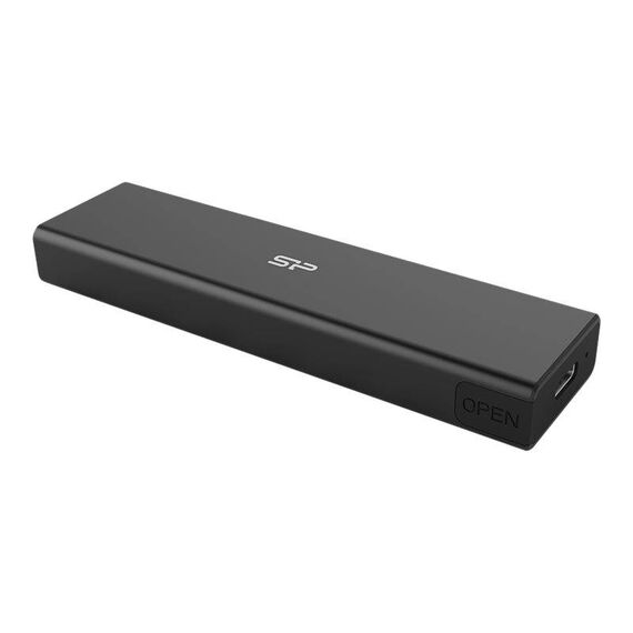 Silicon Power PD60 M.2 NVMe SATA SSD Enclosure Black