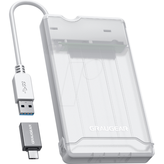 GRAUGEAR G-2503-AC 2.5 inch SATA USB 3.2 Gen 1 Tool-Free Enclosure