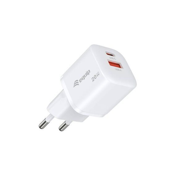 Equip 2-Port 20W GaN USB PD Charger, USB-C  (245526)
