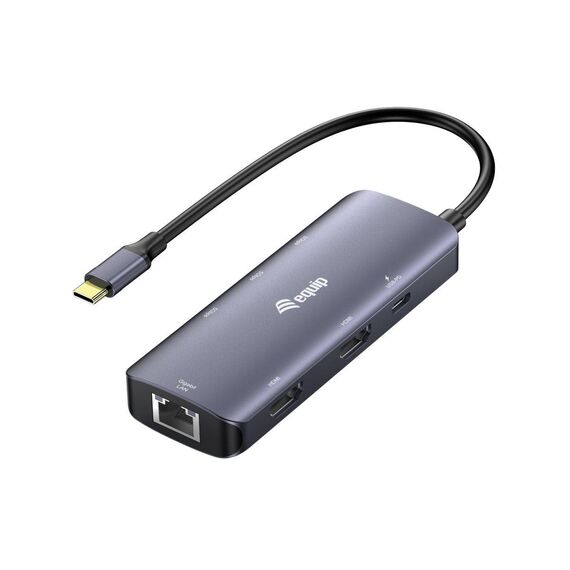 Equip USB-C 7-in-1 MST Multifunctional Adapter, Dual HDMI (133501)