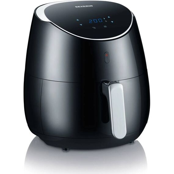 SEVERIN Air Fryer FR 2445 - Metallic Silver Black (FR 2445)