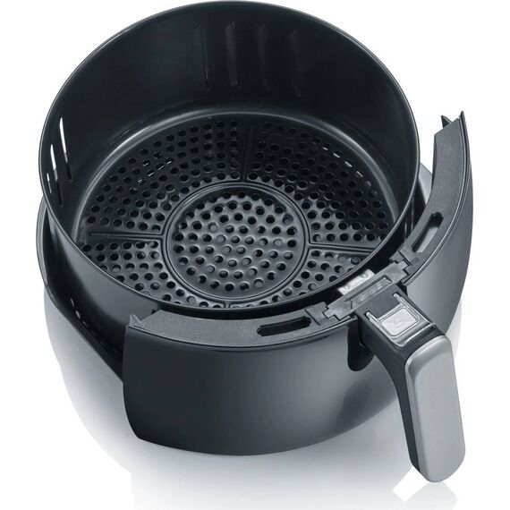 SEVERIN Air Fryer FR 2445 - Metallic Silver Black (FR 2445)