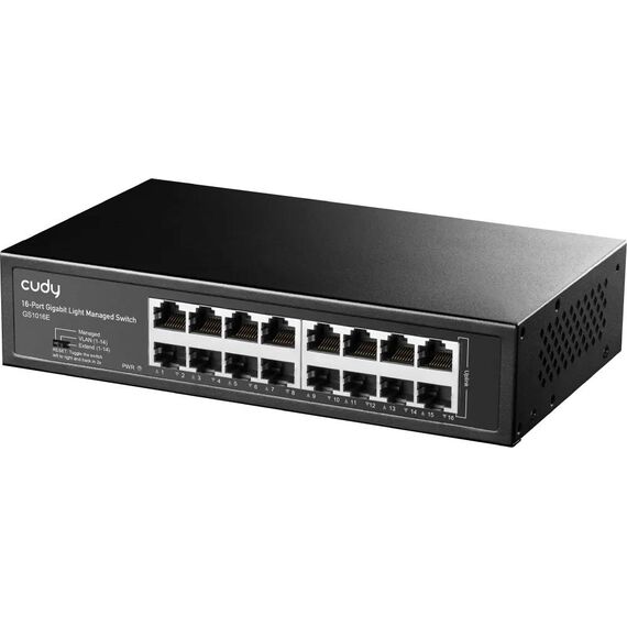 Cudy Switch GS1016E - 16 Ports - 16x GE (10/100/1000) (GS1016E)