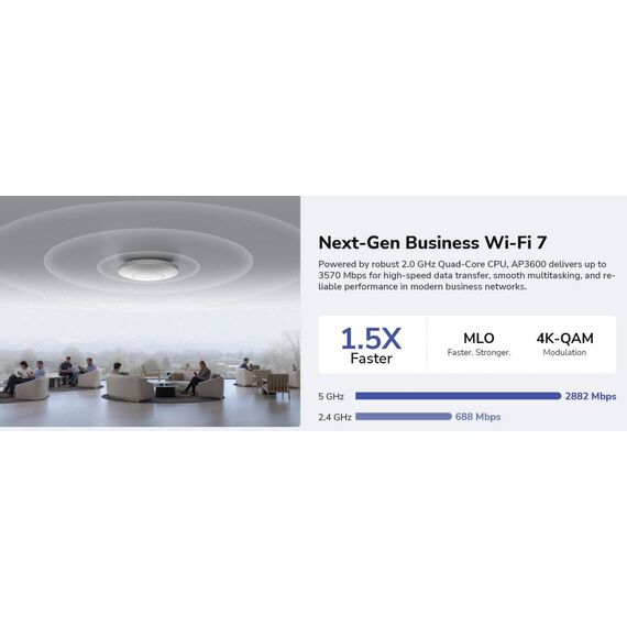 Cudy wifi Access Point AP3600 - 2.4 / 5 GHz (AP3600)