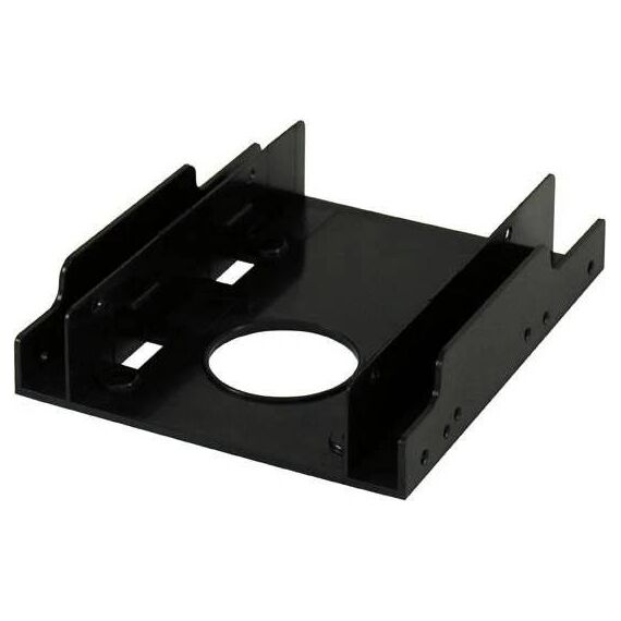 LC-Power LC-ADA-35-225 3.5 inch to 2 x 2.5 inch HDD SSD Mounting Frame Black