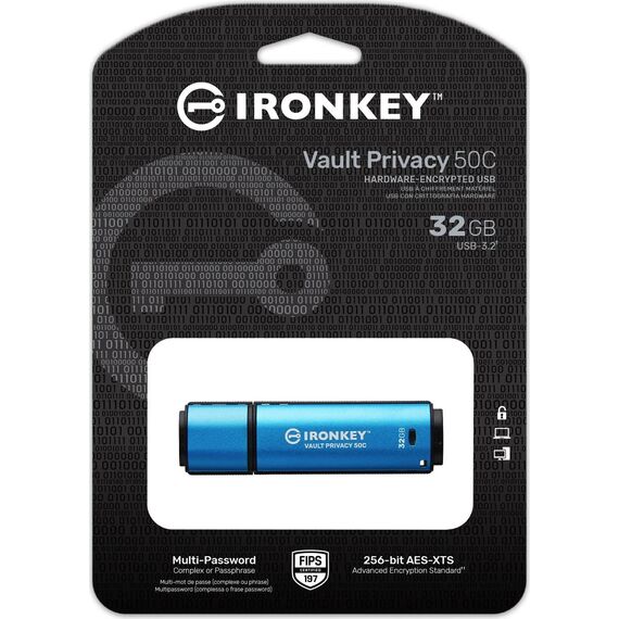 Kingston IronKey Vault Privacy 50C USB IKVP50C 32GB