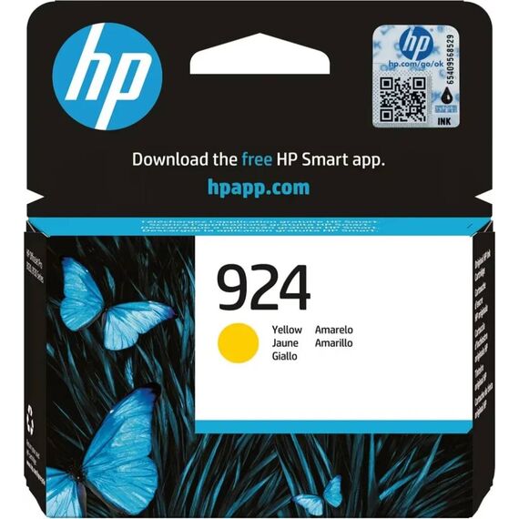 HP 924 Yellow Original Ink Cartridge 4K0U5NE