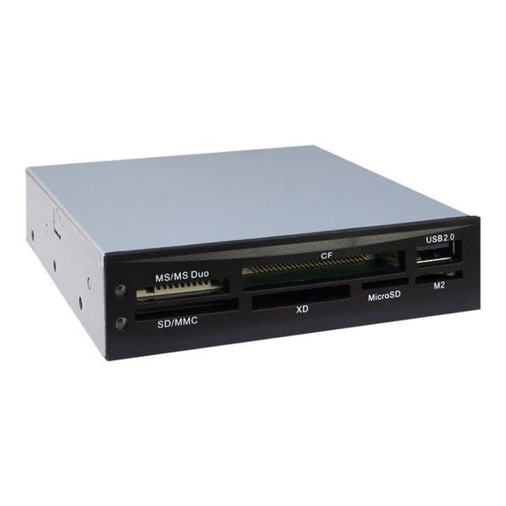 Inter-Tech CI-02 3.5-Inch Internal USB 2.0 Multi Card Reader Black 88884088