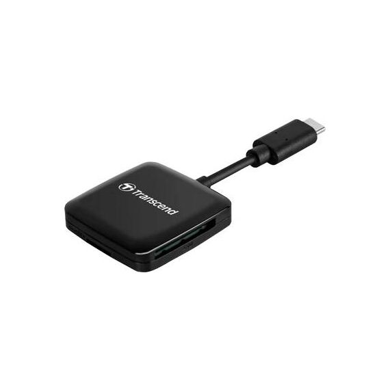 Transcend RDC3 USB-C SD microSD Card Reader Black