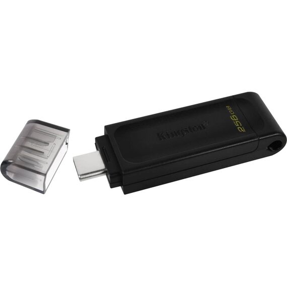 Kingston DataTraveler 70 256GB USB-C 3.2 Gen 1 Flash Drive Black