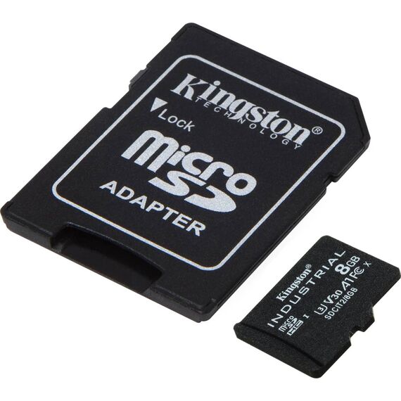 Kingston Industrial 8GB microSDHC UHS-I U3 A1