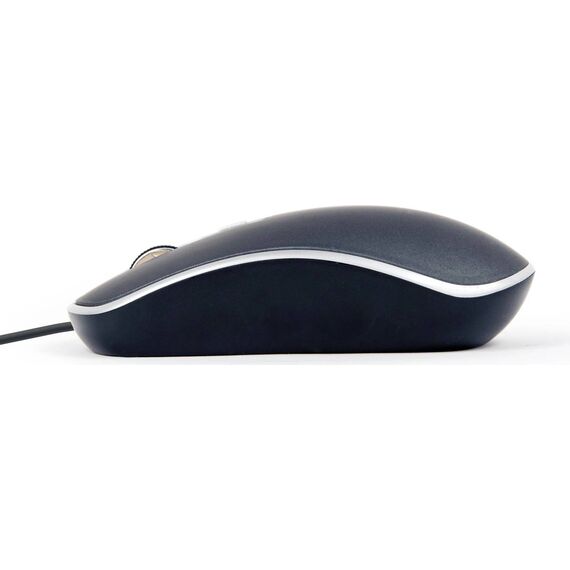 Gembird MUS-4B-06-BS Wired Optical USB Mouse Black Silver