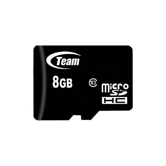 TEAMGROUP 8GB microSDHC Class 10 Memory Card with SD Adapter