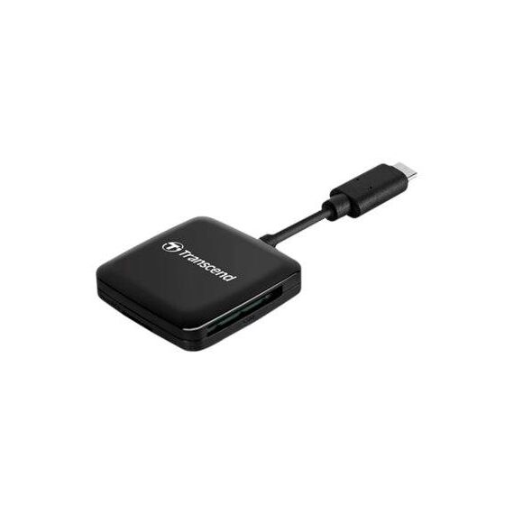 Transcend RDC3 USB-C SD microSD Card Reader Black