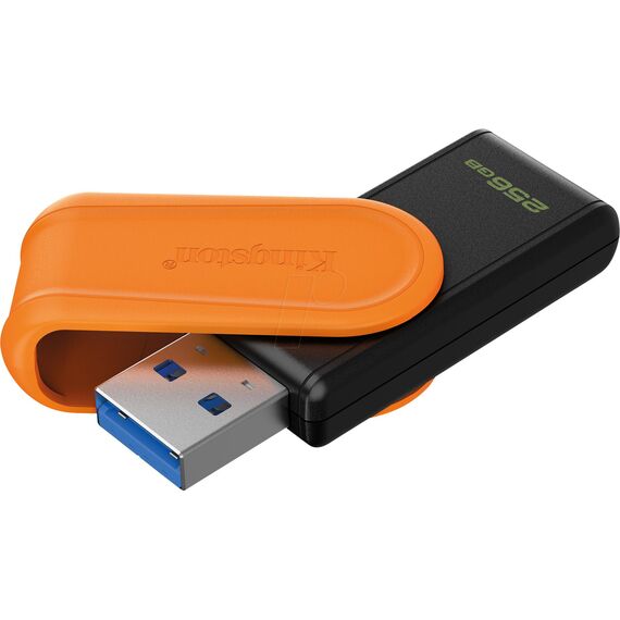 Kingston DataTraveler Exodia S 256GB USB 3.2 Flash Drive Black Orange